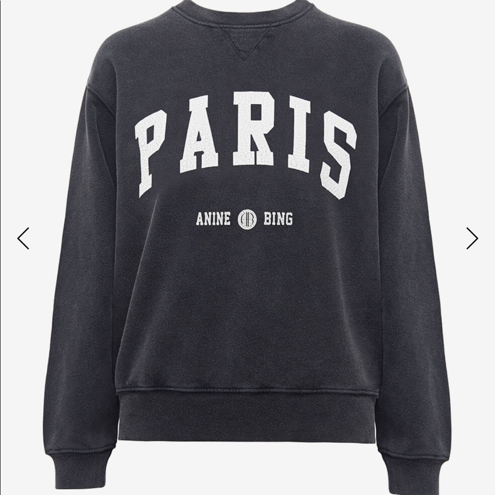 ANINE BING RAMONA SWEATSHIRT UNIVERSITY PARIS